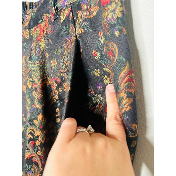 Vintage ANNE PINKERTON Floral Blazer Oversized Pants Set 90s Retro Size 12 - Picture 7 of 16